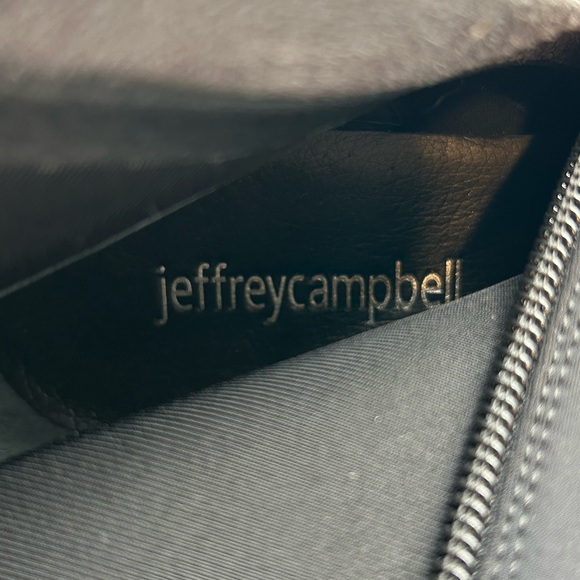 NEW Jeffrey Campbell Nixie Pointed Toe Neoprene Black Bootie Heel, Size 8 - Picture 12 of 12